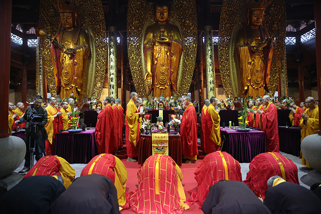 七塔禅寺隆重举行108众大型水陆法会